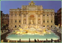 Fontana di Trevi - visione notturna